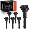 Frankberg 6 bobine di accensione 99760210400 | Compatibile con: 911 Targa 997, 911.997, 911 Cabriolet 996, B.o.x.s.t.e.r 986, 911 Targa 996, 911.996