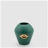 EDG Vaso Kiss Verde Oro d14 h15 Edg Cod.019321.89
