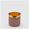EDG Vaso Charm Bicolor Amaranto Oro h17,5 Edg Cod.602547.69