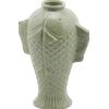 EDG Vaso Freaky Pesce Ceramica Salvia h22 Edg Cod.018320.880