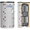 Cordivari Termoaccumulatore Eco Combi 3 VC 800 L con 1 Scambiatore Corrugato e 2 Fissi a Coibentazione Morbida Smontabile ,