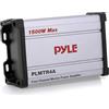 Pyle Amplificatore Audio Marino a 4 Canali, Subwoofer Impermeabile per Altoparlanti Stereo Barche, Potenza di 1500 Watt, Ingressi RCA, AUX e MP3
