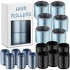 xnicx 18 Pezzi Bigodini Termici Ceramici,Heatless Hair Curler Rollers,Bigodini Grandi per Volume per Ciuffo Adatto a Donne con Capelli Lunghi e Corti,3 Dimensioni(60,48,36 mm)