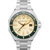 Spinnaker Mens 44mm Dumas Automatic Sahara 3 Hands Watch with Solid Stainless Steel Bracelet SP-5081-CC