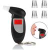 Sathychanpy Etilometro Portatile Certificato, Alcol Test Professionale con Display LCD Digitale, Tester di Alcool Precisione Incluir 5 Boccagli, Etilometro per Uso Domestico e Professionale