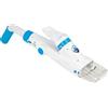 N NETSPA Netspa SP-CLEANER-15 - Aspirapolvere senza fili per piscina fuori terra/spa gonfiabile, con 8 batterie ricaricabili per una pulizia facile e veloce