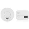 Smartwares Rilevatore di Fumo e Rilevatore di CO Inclusi, Pulsante di Prova, Batterie Sostituibili di 1 Anno Incluse, Vita 10 anni, Bianco