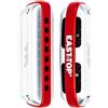 East top Armonica a bocca diatonica a 8 fori, per adulti, principianti, professionisti e studenti, come regalo, rossa