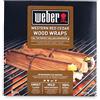 Weber Wood Wraps in Legno di Cedro (Pacco da 8) - Sottili, Fini avvolgenti in Legno di Cedro, per Avvolgere Carne alla Superficie di Cottura, aromi Leggeri di Fumo, 100% Legno Naturale (17521)