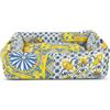 Record - Cuccia per Cani e Gatti Sorrento in Policotone. Lettino imbottito per animali con Design Allegro. Cuscino rettangolare per cani e gatti | M - 70 x 50 x 20 cm