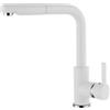 ELLECI Rubinetto Cucina Miscelatore con Doccetta Estraibile Monocomando colore Bianco - MGKC0268