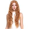 WIG ME UP - 6083H-30 Parrucca Donna Molto lunga Ondulata Riga in mezzo Biondo Biondo ramato