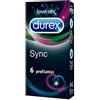 RECKITT BENCKISER H.(IT.) SpA durex sync preservativi ritardanti e stimolanti 6 pezzi