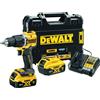 DEWALT Trapano avvitatore brushless DeWalt 18 V 5 Ah incluse 2 batterie e valigetta