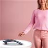 GLOBAL RELAX® | EGO Massaggiatore per il corpo I Grigio I Senza fili I Multifunzionale | Massaggio Shiatsu I Percussioni | 6 teste intercambiabili | 10 livelli di intensità | Schermo LCD