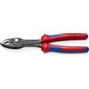 KNIPEX TwinGrip Pinza a presa frontale e laterale in confezione Self-service bonderizzata grigia con manici comfort 200 mm, 82 02 200