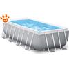 Intex Piscina Rettangolare Prisma Metal Frame (400x200x100cm) con Pompa a Filtro Art. 26788 - Prisma Metal Frame (400x200x100cm)