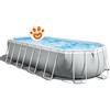 Intex Piscina Ovale Prisma Frame (610x305x122cm) con Pompa a Filtro Art. 26798 - Prisma Frame (610x305x122cm)
