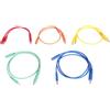 HOSA CMM-500Y-MIX, Hopscotch Patch Cables, 5 pcs., various lengths