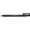 Tombow Mono Zero - Gomma di precisione nachfuellbar con punta squadrata, 2.5 mm x 5 mm Ohne Nachfüllradierer nero