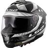Ls2 Casco Moto Integrale LS2 FF808 STREAM II GALDAM Nero Bianco