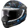 Ls2 Casco Moto Integrale LS2 FF808 STREAM II GALDAM Nero Blu