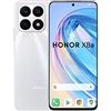 HONOR X8a Smartphone, Fotocamera Tripla da 100MP, Display FullView da 6,7 Pollici a 90 Hz, 6GB + 128GB, Android 12, Doppia SIM, Argento Titanio