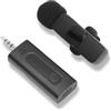 Septpenta Microfono Lavalier a Bavero Senza Fili, Accoppiamento Automatico, Riduzione Intelligente Del Rumore, Plug and Play, Microfono a Clip Ricaricabile da 3,5 mm per Webcasting, Registrazione di Interviste