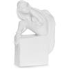 CHRISTEL by Sommer Figura Statuetta Zodiaco Pesci 18cm Bianco Poliresina