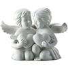 ROSENTHAL Statuina Figurina Coppia Angeli Cuore 10cm Porcellana