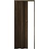 ESTO Porta a Soffietto con Serratura Chiave da Interno 84 x 215 cm Misura, Economy e Premium quality, Porta Scorrevole 6 Colori diversi Bianco, Noce, Ciliegio, Legno Scuro (Noce Pastello)