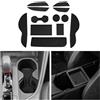 CDEFG Compatibile con Toyota CHR C-HR 2024 2025 Tappetini in gomma Facelift Tappetini per console centrale antiscivolo Tappetini in gomma antiscivolo per CHR Tappetini in gomma