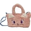Borsa a tracolla in peluche con gattino linea Mofu Mofu