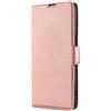 WBWONE Leather Cover per Samsung Galaxy S24 Fe 5G, Portafoglio a Libro in Pelle Custodia con Magnetica/Slot schede/Staffa,Flip Antiurto Protezione Case. Oro Rosa