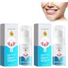 Cynamus 2 pezzi Gum Regrowth Deep Clean Schiuma Dentifricio, Sbiancamento Denti Mousse Schiuma Teeth Mouthwash Presse Whitening Mousse, rimozione intensiva delle macchie Dentifricio Deeply Pulizia