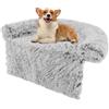 COSTWAY Cuccia per Cani in Peluche, Tappettini da Letto per Cani con Fondo Antiscivolo, Copertura Rimovibile e Lavabile, Cuscino Morbido (S, bianco)
