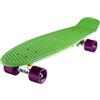 Ridge Skateboard 69 cm 27 inch Nickel Cruiser Retro Stil M Rollen Komplett Fertig Montiert, Unisex, Verde/Viola