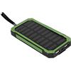 KOSDFOGE 20000Mah Portatile Banca di Energia Solare con Ricarica Rapida E Doppia Porta USB Mobile Power Bank Kit Kit Diy Ideale per Viaggi, Sport E All'Aperto(Verde)