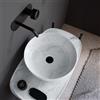 Scarabeo Glam lavabo da appoggio, 1807BKF, Glam bianco carrara [Lavabi > Lavabi da Appoggio]