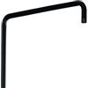 Fortis tubo superiore per sistema doccia, 50190T3TUSMB, Universal nero opaco [Rubinetteria Bagno > Ricambi Rubinetteria Bagno]