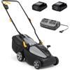 Alpina AL 3420 Li Kit - Tagliaerba a batteria - 2x20V/2Ah - Taglio 34 cm