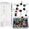 HEEPDD Kit Modello Molecolare Chimica Organica 267 Pezzi 86 Atomi 153 Legami 3 Orbitali 1 Strumento Rimozione Legami, a Sfere e Bastoncini in Plastica ABS con Diametro Sfere 23mm, Include Atomi di Carbonio