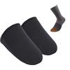 ZEACCT 1 paio di isolanti termici riutilizzabili in neoprene, scaldapiedi portatili per attività all'aperto come ciclismo, corsa ed escursionismo, design durevole e confortevole, colore nero