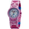 LEGO Friends 8020172 Orologio da polso componibile per bambini con cinturino a maglie e minifigure Stephanie| per i bambini | ragazzo/ragazza | rosa/blu | Diametro di 25 cm | Quarzo analogico| ufficiale
