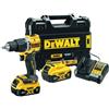 DEWALT Trapano avvitatore brushless DeWalt 18 V 5 Ah incluse 2 batterie e valigetta
