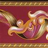 Dundee Deco BD3204 - Carta da parati autoadesiva con motivo astratto damascato, colore magenta e bordeaux, rotolo da 10 x 10 cm