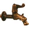 RUBINETTERIE ASSOCIATE Rubinetto da Esterno per Fontana da Giardino Artistico 1/2M con Adattatore Portagomma PL 6 - BLGHU1630