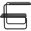 Ferm Living - Tavolino d'appoggio Level - Nero - Acciaio verniciato a polvere - Designer Trine Andersen
