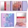 KARLOR Trucco per bambine, 33 colori con pennello, palette trucco all-in-1 per bambine, ombretto, opaco, glitter, blush, lucidalabbra glitterato, trucco per bambine