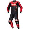Alpinestars tuta intera in pelle Gp-R7 - 1405 Black Mid Red